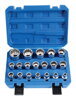 Sada 19ks nadstavcov SPLINE - 1/2″ - 8-32MM - (12-hranné)
