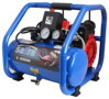 BEZOLEJOVÝ KOMPRESOR 6L 1,1KW 10 BAR 230V 2 VALCE 