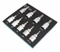 Sada nadstavcových kľúčov HEX IMBUS 3/8" 2-6 mm