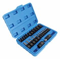 Sada nadstavcových kľúčov TORX E-TORX 