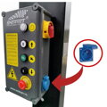 Elektro-hydraulický prejazdový dvojstĺpový zdvihák 4T Automat