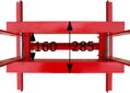 Hydraulicko-pneumatický lis s manometrom 30 ton