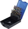 Špirálové vrtáky HSS + Kobalt 1-10 mm 19ks