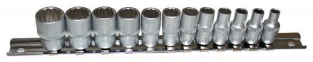 12-hranné palcové(INCH) nadstavce 1/4"