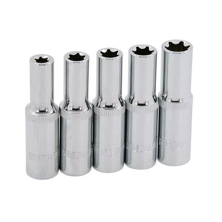 NEILSEN Klucze nasadki e torx długie E8-E14 3/8 "