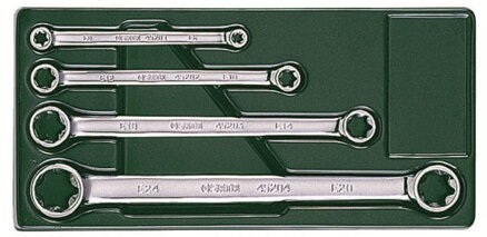 Obojstranné očkové kľúče E-Torx