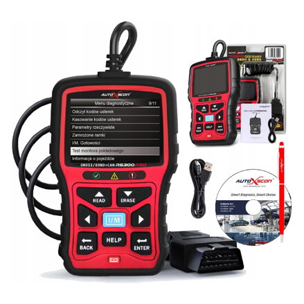 Profesionálny diagnostický skener AUTOXSCAN RS300 PRO POLISH 