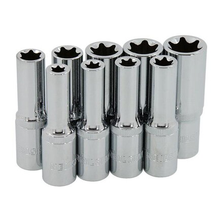 E TORX nástrčné kľúče dlhé E10 – E24 1/2"