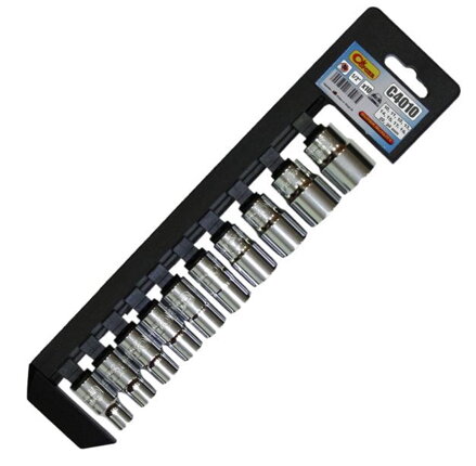Sada 10ks nadstavcových kľúčov 1/2" - 10-24MM 