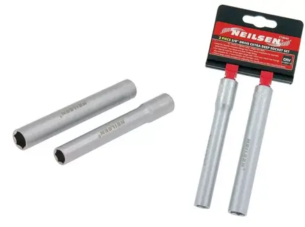 ZÁSUVKOVÉ KĽÚČE DLHÉ ZÁSUVKY 10 12 MM 120 MM NASTAVOVAČE BRZDOVÉ KÁBLE