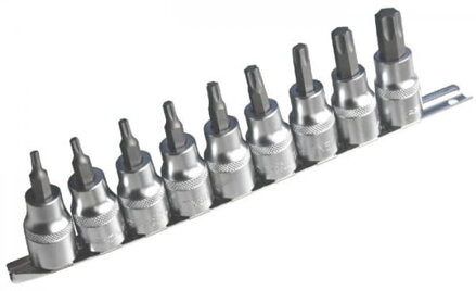 Nadstavce / bity na koľajničke 9KS - 1/2'' - TORX 