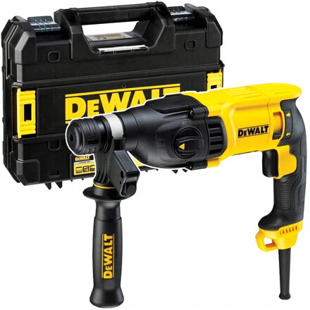 Príklepová vŕtačka DeWALT D25133K SDS-Plus 800W 2,6J v kufri