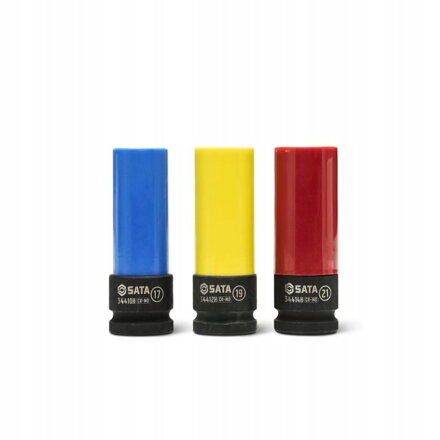 Nárazové objímky 1/2" pre hliníkové ráfiky 17/19/21 mm ALU SATA