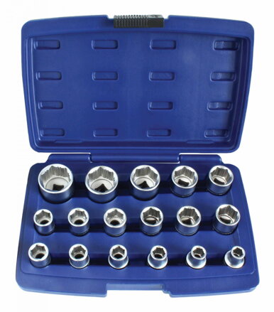 Sada nadstavcových kľúčov 1/2″ - 10-32MM - (6-HRANNÝ)