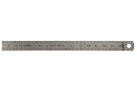 Oceľový meter 150mm 