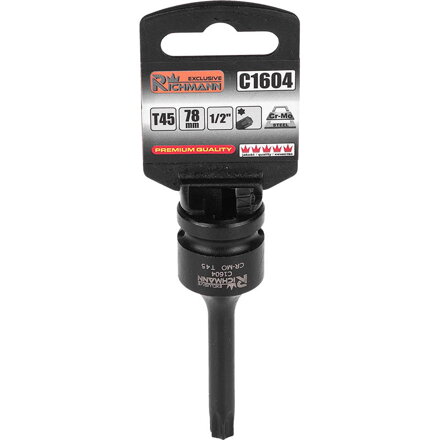 Rázový nadstavec Torx 1/2" T25x78MM 