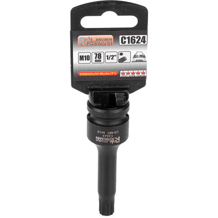 Rázový nadstavec Spline 1/2" M20x78MM