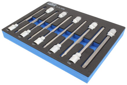 Sada dlhých kľúčov Torx 3/8" T10-T55