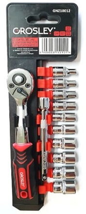Sada kľúčov + račňa 1/4"