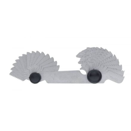 Prípravok na kontrolu závitového profilu (palcový) 0,25mm-6mm 60 stupňov