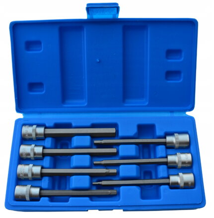 Sada 7ks nadstavcových kľúčov HEX 3/8″ - 110mm