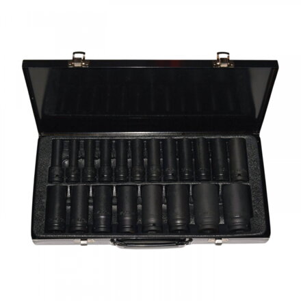 Sada dlhých rázových 12-hranných nástrčných kľúčov 1/2", 8-32 mm, 20 ks – Magnus