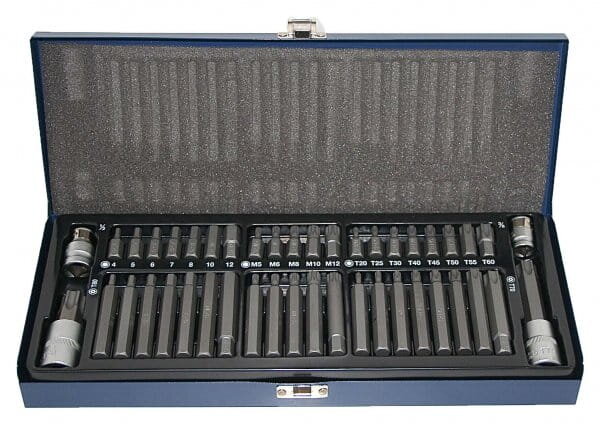 Sada 44ks bitov TORX SPLINE HEX XZN Sada 44ks bitov TORX SPLINE HEX XZN