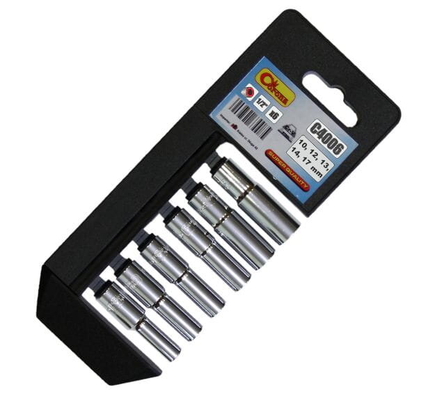 Sada 6ks nadstavcových kľúčov 1/2" - 10-19MM Sada 6ks nadstavcových kľúčov 1/2" - 10-19MM