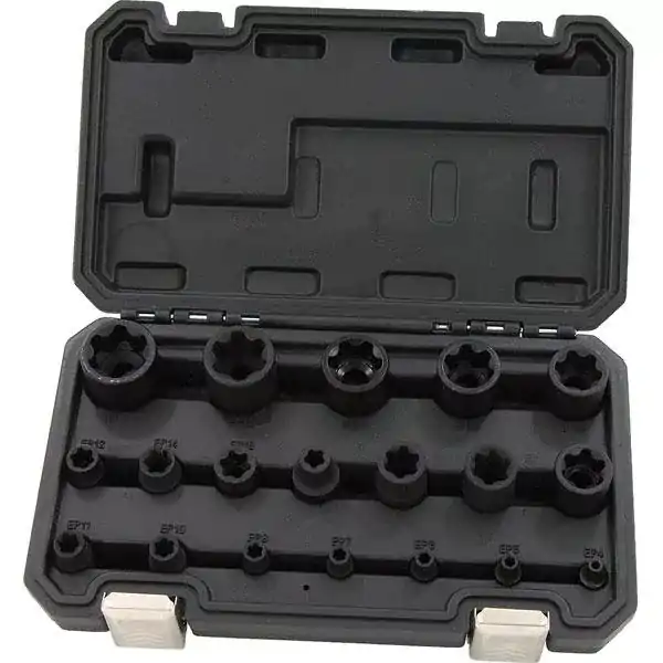 ZÁSUVKY NA KĽÚČE SADA E TORX PLUS ZÁSUVKY NA KĽÚČE EP4-EP32 TESLA ZÁSUVKY NA KĽÚČE SADA E TORX PLUS ZÁSUVKY NA KĽÚČE EP4-EP32 TESLA