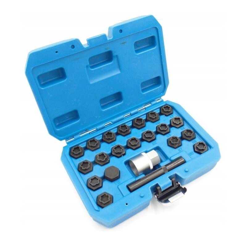 Sada adaptérov na bezpečnostné skrutky kolies BMW (F-séria), 22 ks – Magnus