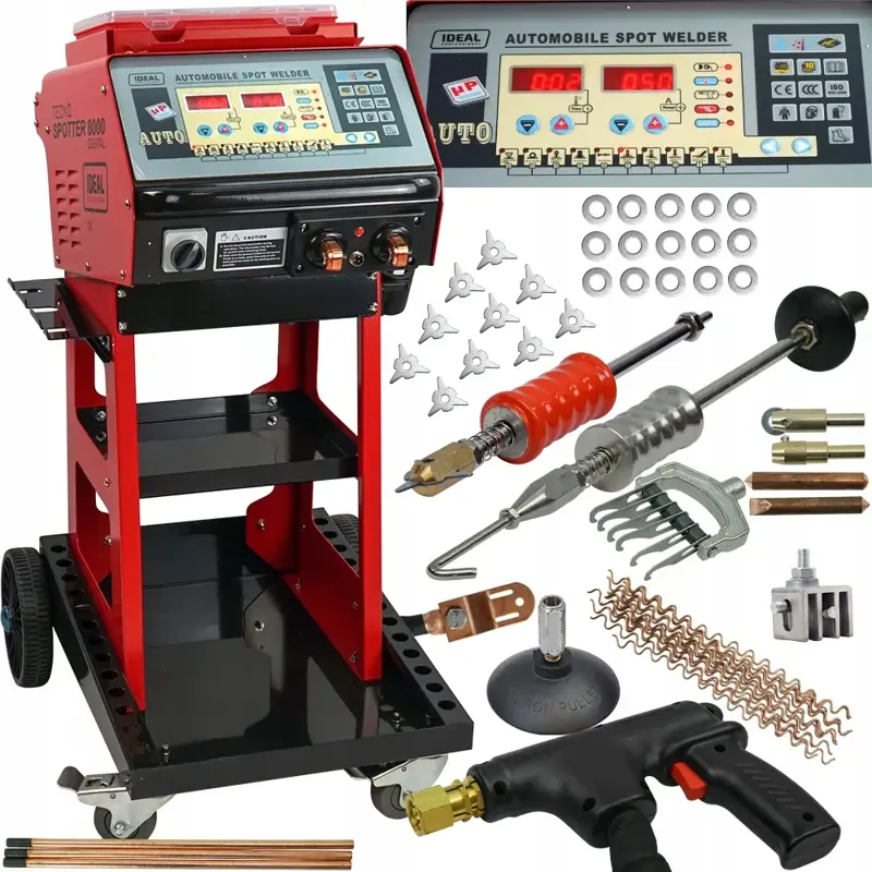 Zváračka plechov SPOTTER TECNO 8000 400V s vozíkom IDEAL