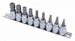 Sada 9ks bitov HEX 3/8'' + Lišta