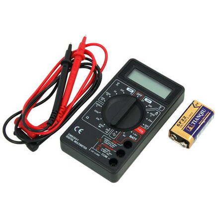 Digitálny ihlový multimeter + batéria