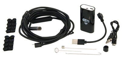 Inšpekčná HD kamera, endoskop WIFI USB 8mm 3,5m