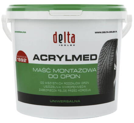 Montážna zelená univerzálna pasta na pneumatiky Acrylmed 4Kg